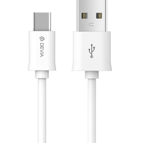 Devia kabel Smart EC082 USB - USB-C 1,0 m 2,1A biały