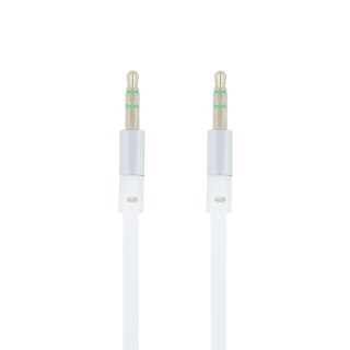 Forever kabel audio jack 3,5mm - jack 3,5mm 1,0 m biały