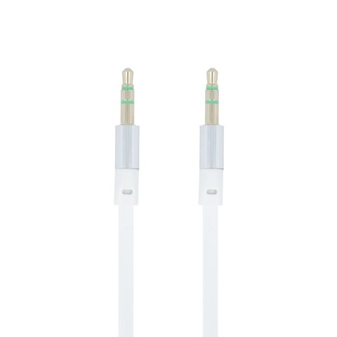 Forever kabel audio jack 3,5mm - jack 3,5mm 1,0 m biały