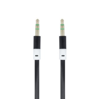 Forever kabel audio jack 3,5mm - jack 3,5mm 1,0 m czarny