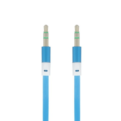 Forever kabel audio jack 3,5mm - jack 3,5mm 1,0 m niebieski