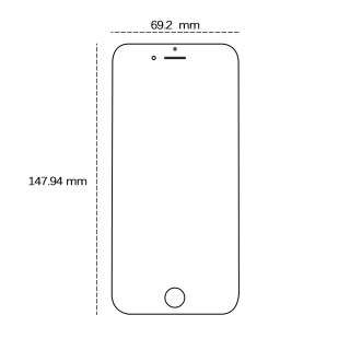 Szkło hartowane 2,5D do iPhone 7 Plus / 8 Plus