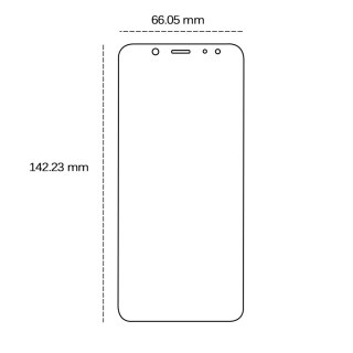 Szkło hartowane 2,5D do Samsung Galaxy A6 2018