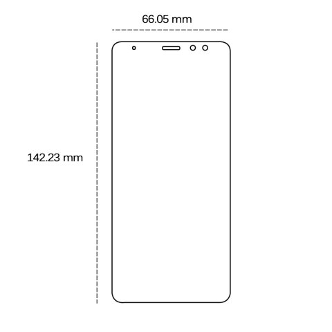 Szkło hartowane 2,5D do Samsung Galaxy A8 2018 (A530)