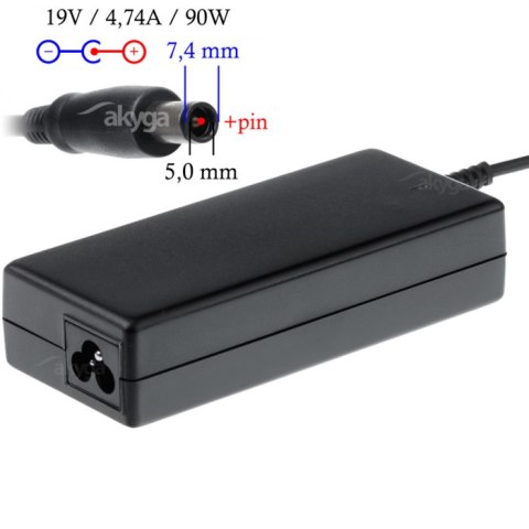 Zasilacz do laptopa HP AK-ND-04 19V/4.74A 90W 7.4x5.0 mm + pin HP