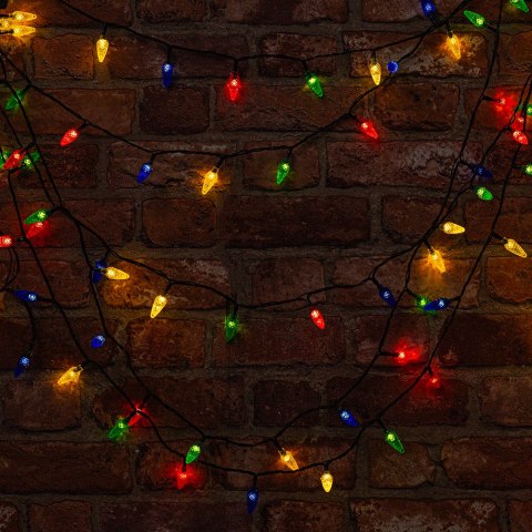 Łańcuch świetlny CLF-13 100LED 8m SZYSZKI multikolor Forever Light