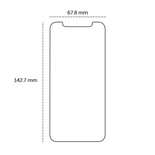 Szkło hartowane 2,5D do iPhone 13 / 13 Pro 6,1" / 14 / 16e 6,1"