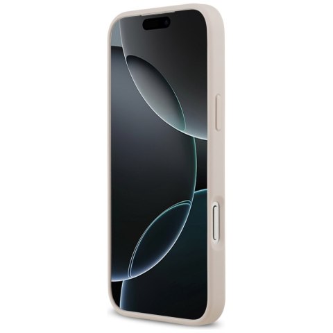 Guess nakładka 4G Double Card Triangle do iPhone 17 Pro Max różowa
