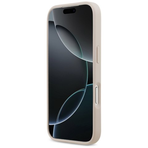 Guess nakładka 4G Double Card Triangle do iPhone 17 Pro różowa