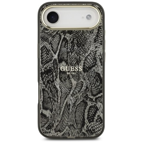 Guess nakładka Python Pattern MagSafe do iPhone Air czarna