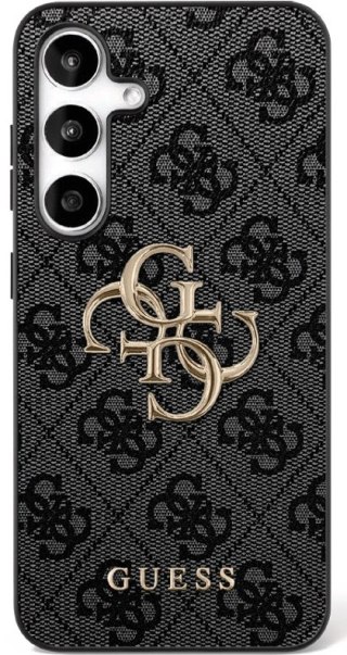 Guess nakładka do Samsung Galaxy S25 FE HC PU LEATHER 4G METAL LOGO czarna