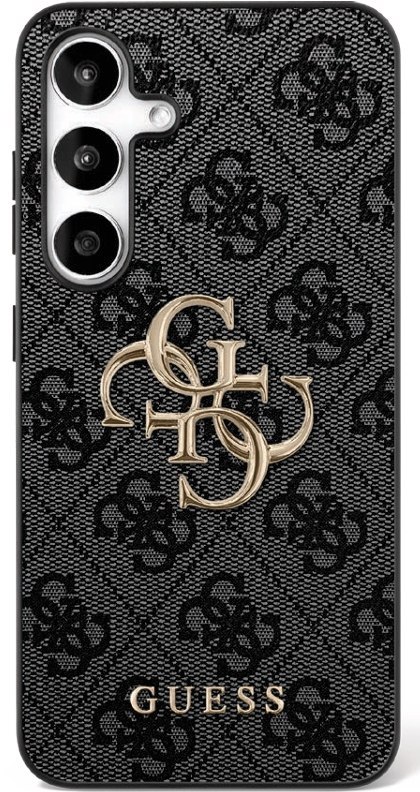 Guess nakładka do Samsung Galaxy S25 FE HC PU LEATHER 4G METAL LOGO czarna