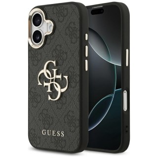 Guess nakładka do iPhone 17 HC 4G PU W/ BIG 4G CLASSIC LOGO GD czarna