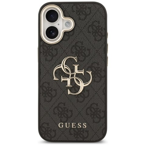 Guess nakładka do iPhone 17 HC 4G PU W/ BIG 4G CLASSIC LOGO GD czarna