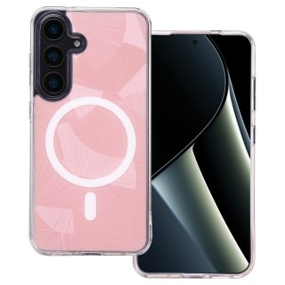 Nakładka Flash Mag do Samsung Galaxy S24 / S25 różowa