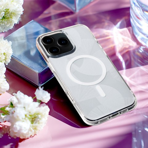 Nakładka Flash Mag do iPhone 15 Pro 6,1" szara