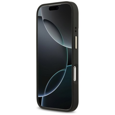 Guess nakładka 4G Logo Plate MagSafe do iPhone 17 Pro czarna