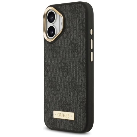 Guess nakładka 4G Logo Plate MagSafe do iPhone 17 czarna