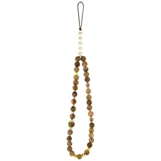 Guess nakładka 4G Strap 4G Classic Logo do iPhone 17 Pro brązowa