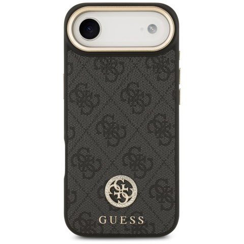 Guess nakładka 4G Strass Logo & Big Strap Metal Buttons MagSafe do iPhone Air czarna