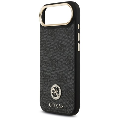 Guess nakładka 4G Strass Logo & Big Strap Metal Buttons MagSafe do iPhone Air czarna
