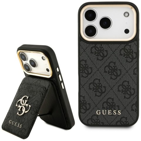 Guess nakładka 4G z portfelem Magsafe do iPhone 17 Pro czarna