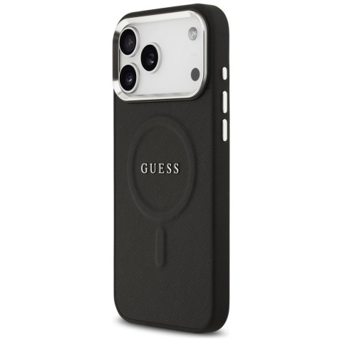 Guess nakładka Classic Logo MagSafe do iPhone 17 Pro Max czarna