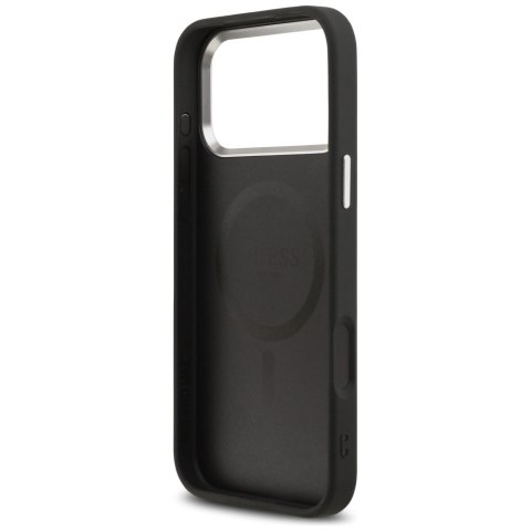 Guess nakładka Classic Logo MagSafe do iPhone 17 Pro Max czarna