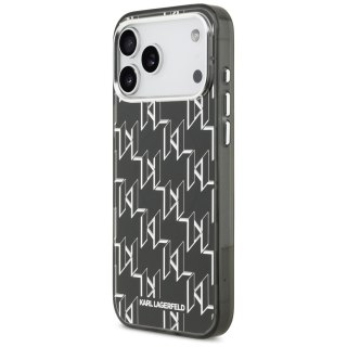 Karl Lagerfeld nakładka IML KL Monogram MagSafe do iPhone 17 Pro Max czarna