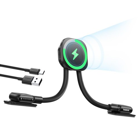 Baseus PrimeTrip C03sPro Magnetyczna Bezprzewodowa Ładowarka Samochodowa (Typ Naklejany) Czarny