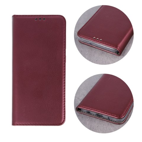 Etui Smart Magnetic do Motorola Moto G06 burgundowe