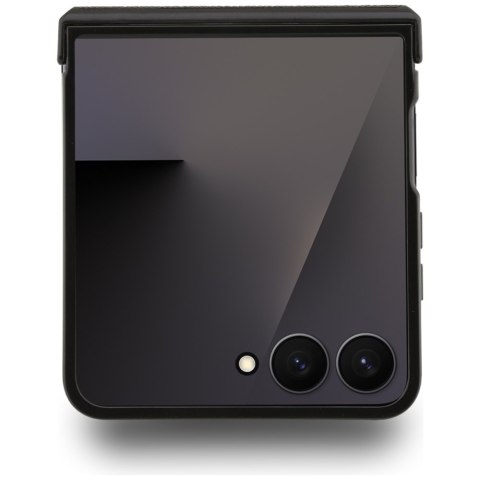 Karl Lagerfeld nakładka Saffiano Karl&Choupette Pin do Samsung Galaxy Z Flip7 czarna