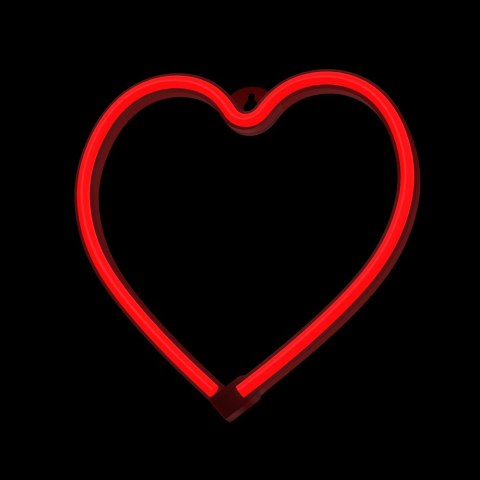 Neon LED SERCE czerwone Bat + USB Forever FLNE07 Light