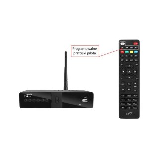 Tuner DVB-T-2 LTC TV naziemnej DVB3 z funkcją Wi-Fi i pilotem programowalnym H.265