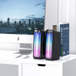 HAVIT głośniki komputerowe bluetoth SK755BT RGB 2.0 czarne