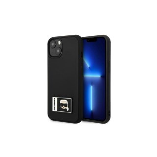 Karl Lagerfeld nakładka do iPhone 13 6,1" KLHCP13M3DKPK czarna hard case Iconic Karl's Head