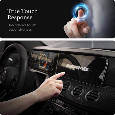 Spigen szkło hartowane "EZ FIT" SET MERCEDES E-CLASS 2020 / 2021