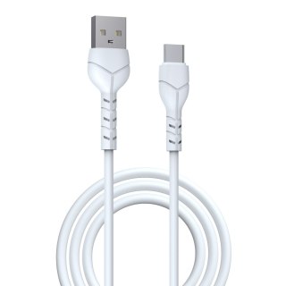 Devia kabel Kintone EC145 USB - USB-C 1,0 m 2,1A biały