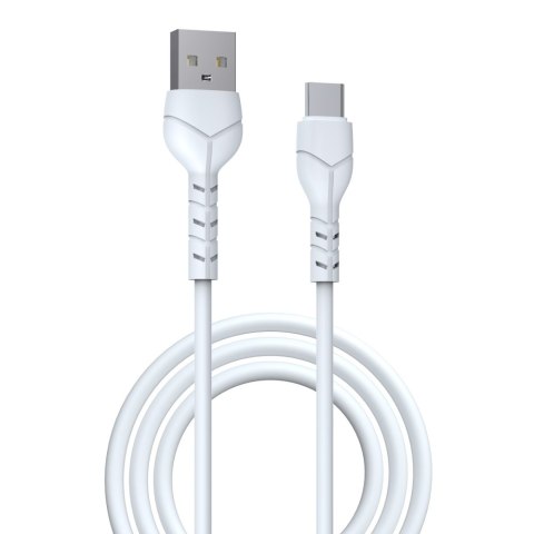 Devia kabel Kintone EC145 USB - USB-C 1,0 m 2,1A biały