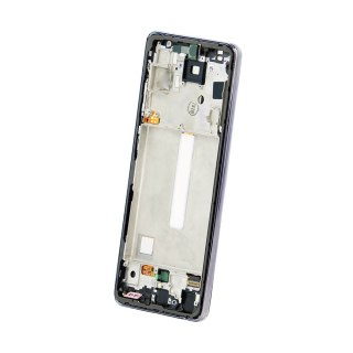 LCD + Panel Dotykowy Samsung A52S 5G A528 GH82-26861A GH82-26863A GH82-26910A czarny z ramką oryginał