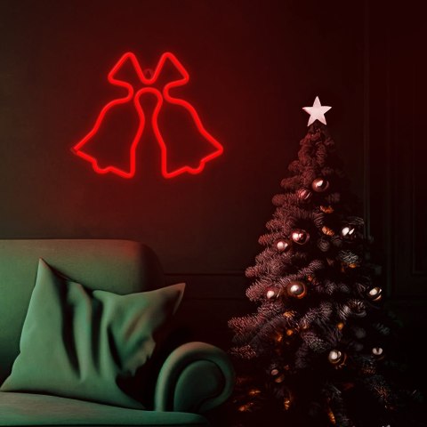 Neon LED CHRISTMAS DZWONKI czerwone FLNE17 Forever Light