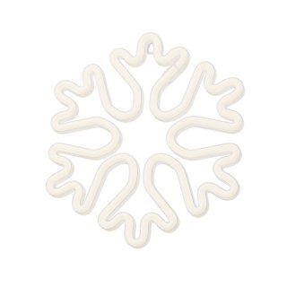 Neon LED CHRISTMAS PŁATEK ŚNIEGU biały FLNE20 Forever Light