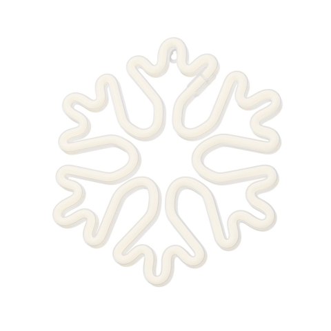 Neon LED CHRISTMAS PŁATEK ŚNIEGU biały FLNE20 Forever Light