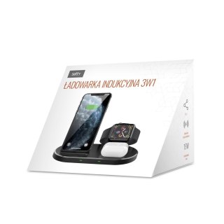 Setty ładowarka Indukcyjna 3w1 LK-01 czarna