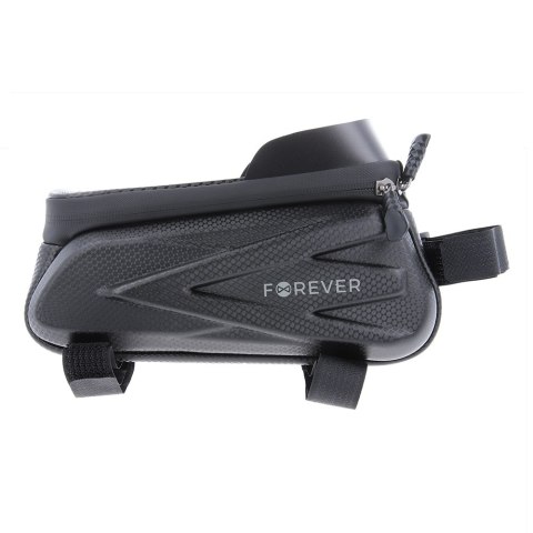 Wodoodporna torba rowerowa ze wzmocnionymi bokami oraz uchwytem na telefon Forever Outdoor czarna