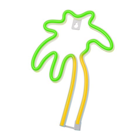 Neon LED PALMA pomarańcz zielona NNE04 Neolia