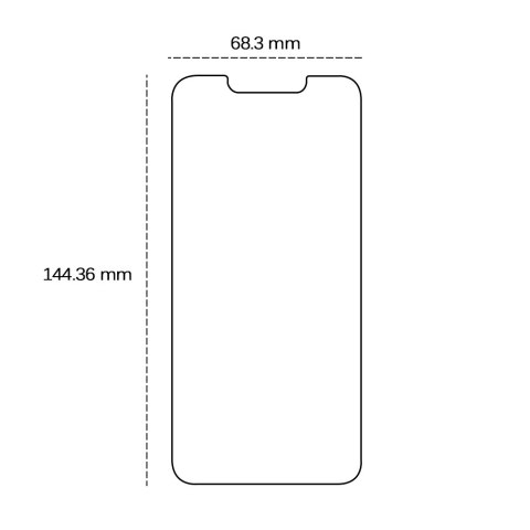 Szkło hartowane 2,5D do iPhone 14 Pro 6,1"