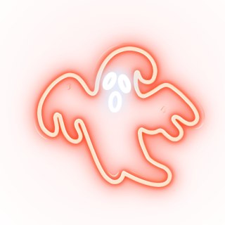 ŻNeon PLEXI LED STRRASZNY DUCH czerwony NNE15 Neolia