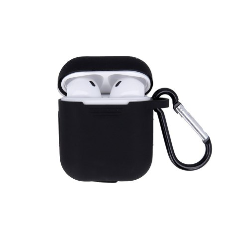 Etui do Airpods Pro 2 czarne z haczykiem