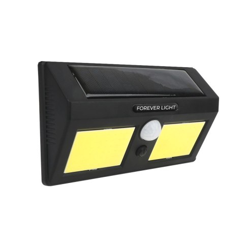 Forever Light Lampa solarna LED SUNARI FLS-18 COB PIR 3W 200lm 6000K 800mAh Li-Ion